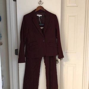 NY & Co Maroon Pantsuit